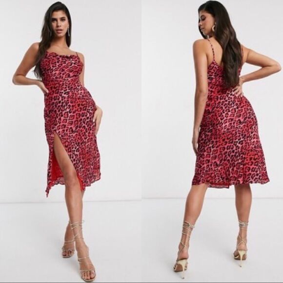 La Maison Talulah Party Animal Print Midi Dress - Picture 5 of 11